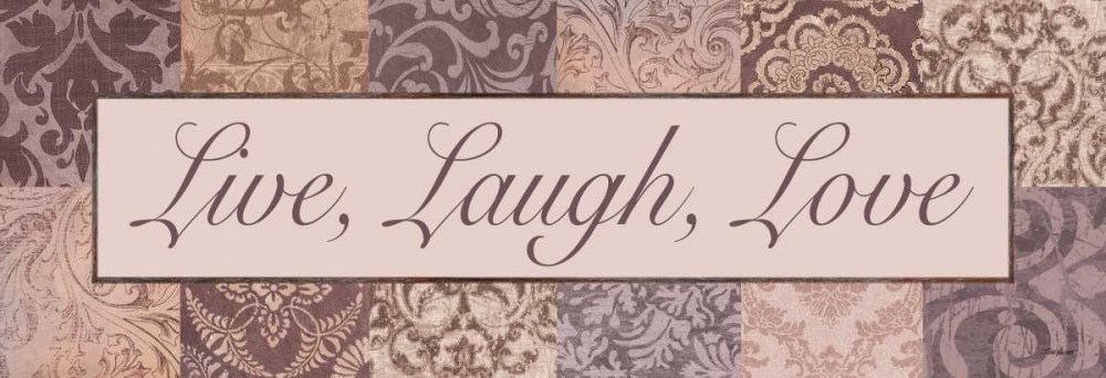Art Print: Live - Laugh - Love