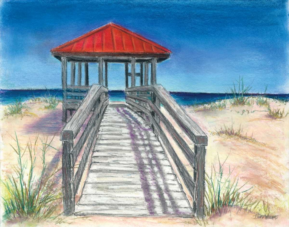 Art Print: Beach Cabana