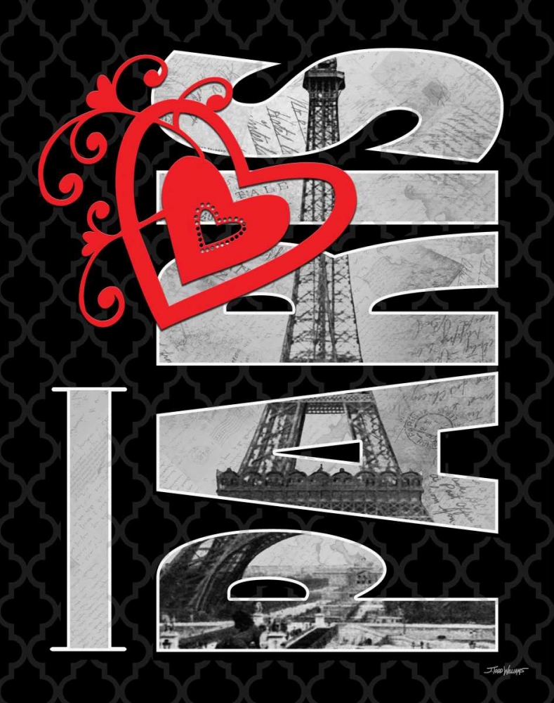 Art Print: I Love Paris