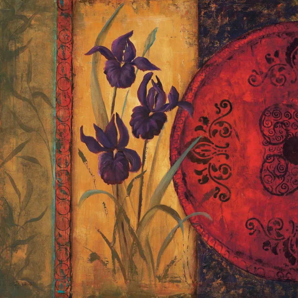 Wall Art Painting id:6763, Name: Iris Fusion I, Artist: Wacaster, Linda