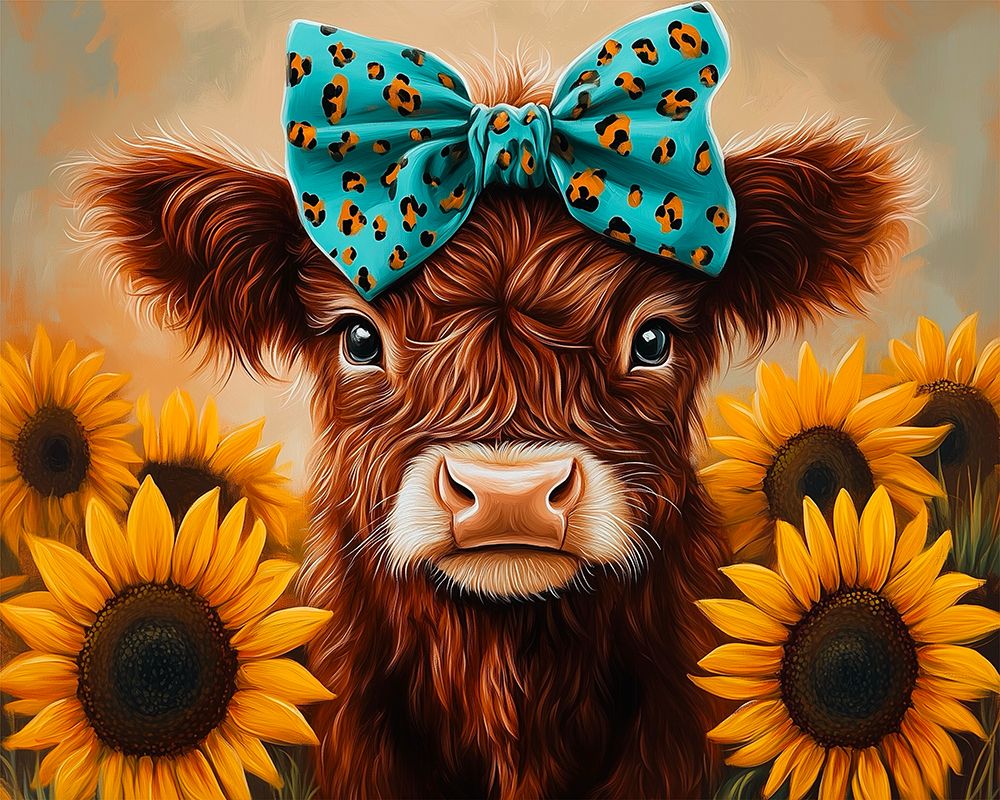 Wall Art Painting id:777505, Name: Sunflower Cutie, Artist: Stewart, Shawna