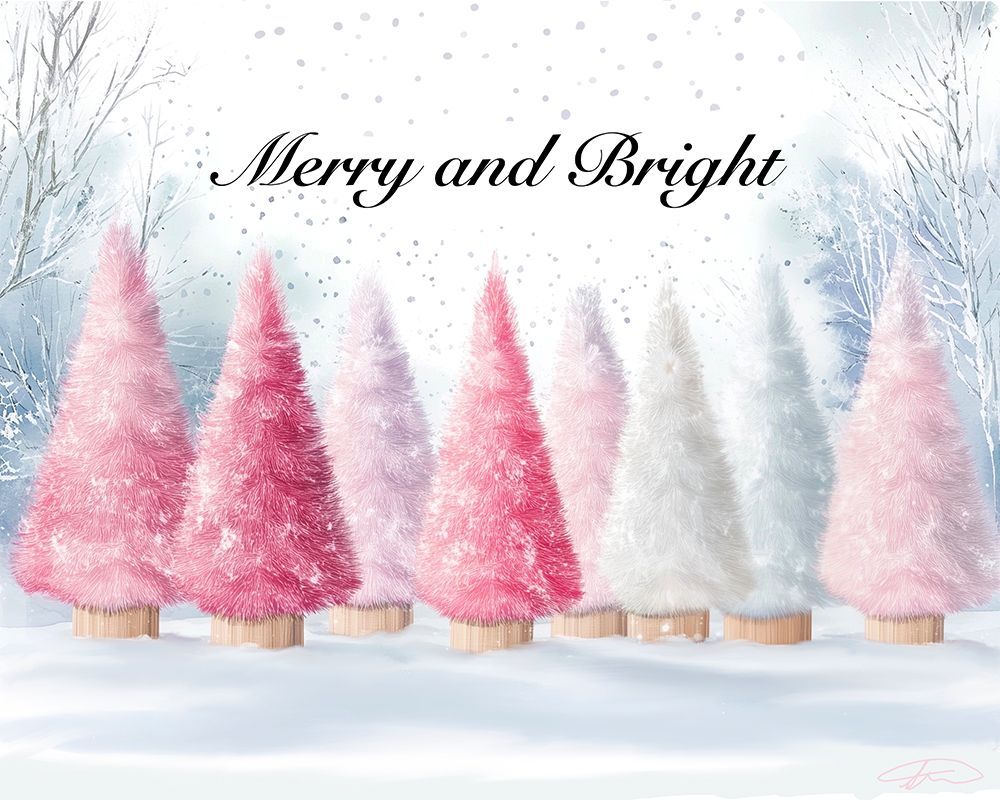 Wall Art Painting id:777536, Name: Merry And Bright 1, Artist: Stewart, Shawna