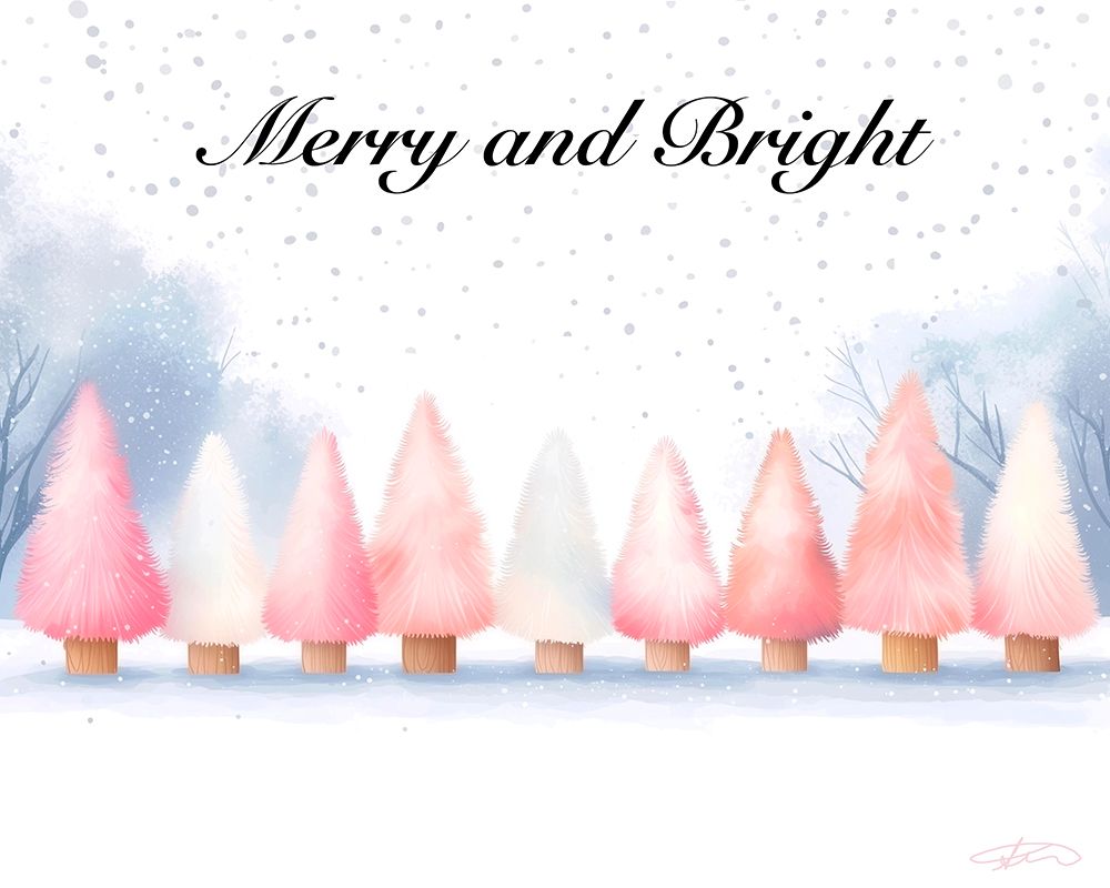 Wall Art Painting id:777537, Name: Merry And Bright, Artist: Stewart, Shawna