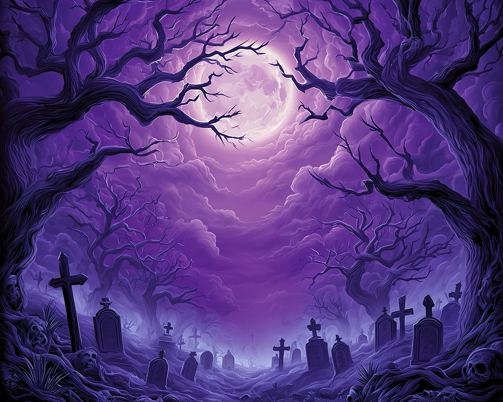 Wall Art Painting id:777613, Name: Purple Sky At Night, Artist: Stewart, Shawna