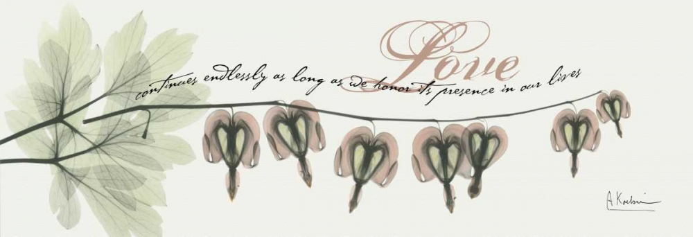 Wall art: Bleeding Heart Love, by Koetsier, Albert