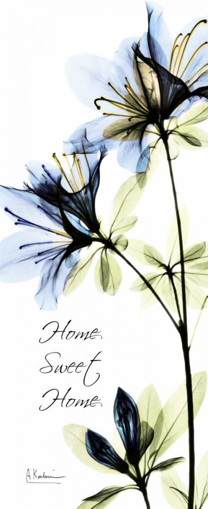 Wall art: Blue Azalea - Home, by Koetsier, Albert