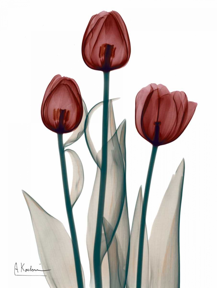 Wall Art Painting id:22314, Name: Early Tulips in Red, Artist: Koetsier, Albert