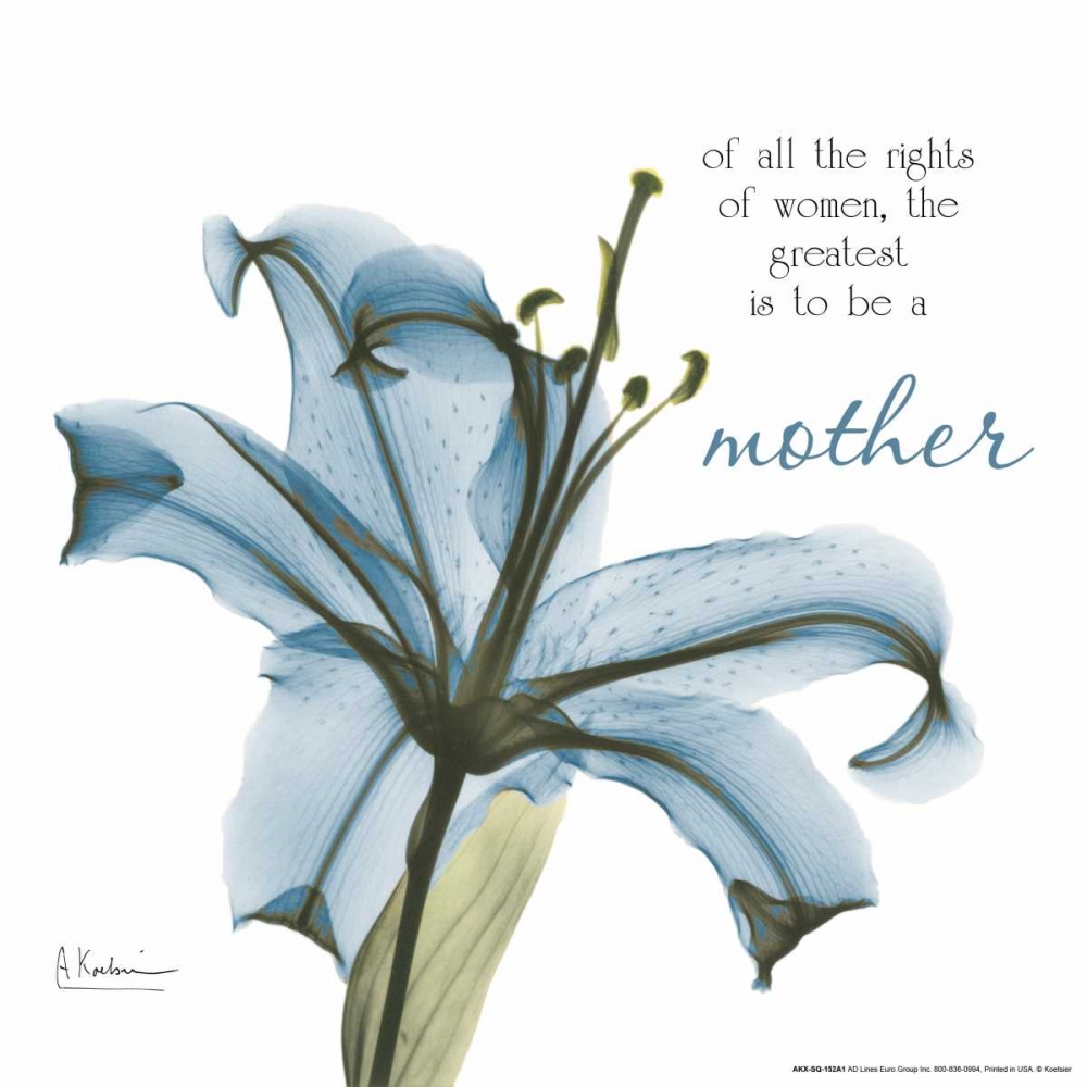 Art Print: Mother Lily A36