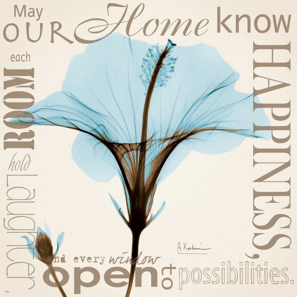 Wall Art Painting id:22555, Name: Hibiscus Home, Artist: Koetsier, Albert