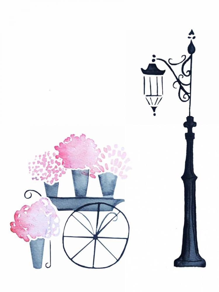 Wall Art Painting id:86166, Name: Flower Shopping, Artist: Zyburt, Alicia