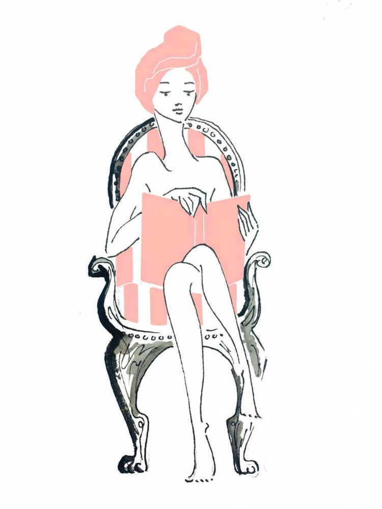 Wall Art Painting id:86170, Name: Spa Reading, Artist: Zyburt, Alicia