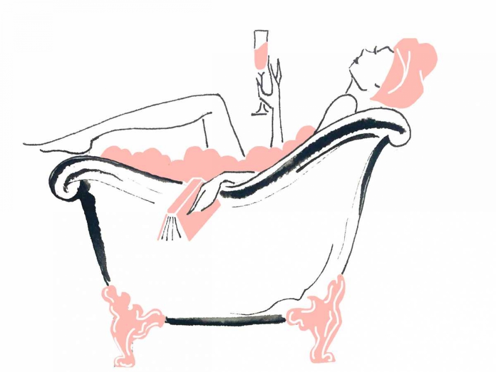 Wall Art Painting id:86171, Name: Spa Tub, Artist: Zyburt, Alicia