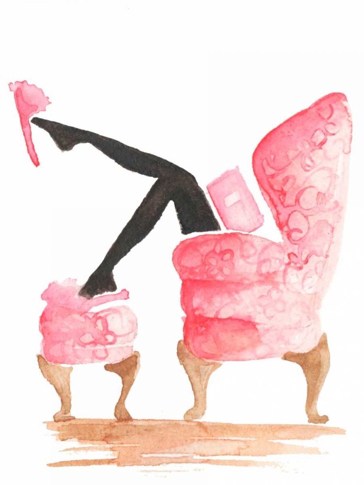 Wall Art Painting id:86172, Name: Library Reading, Artist: Zyburt, Alicia