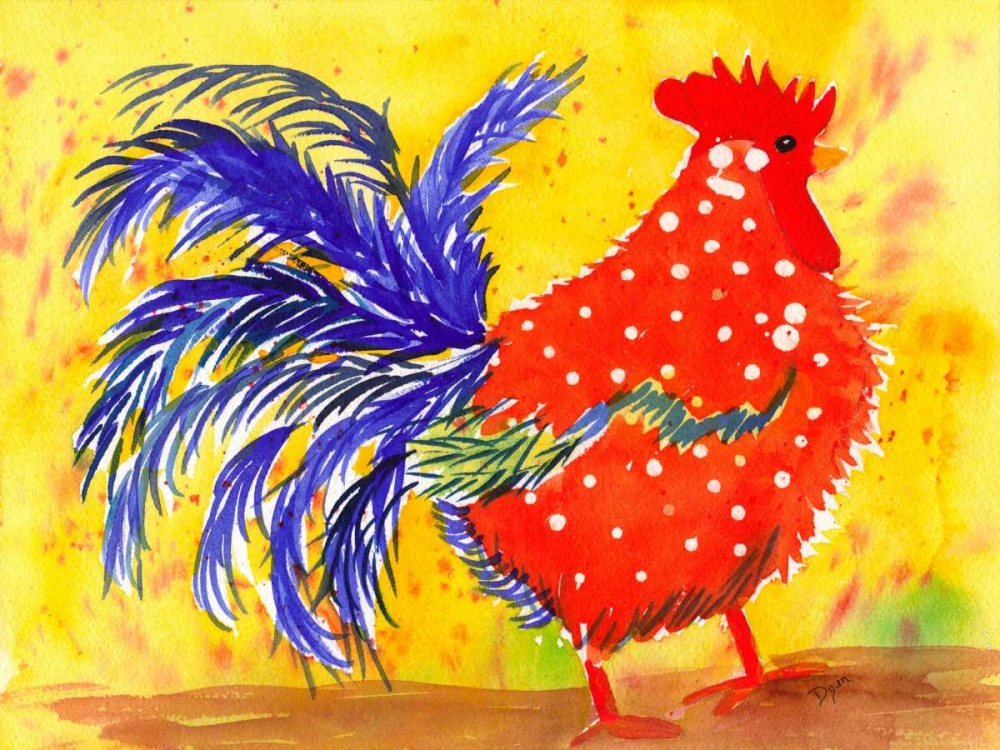 Art Print: Farm House Rooster III