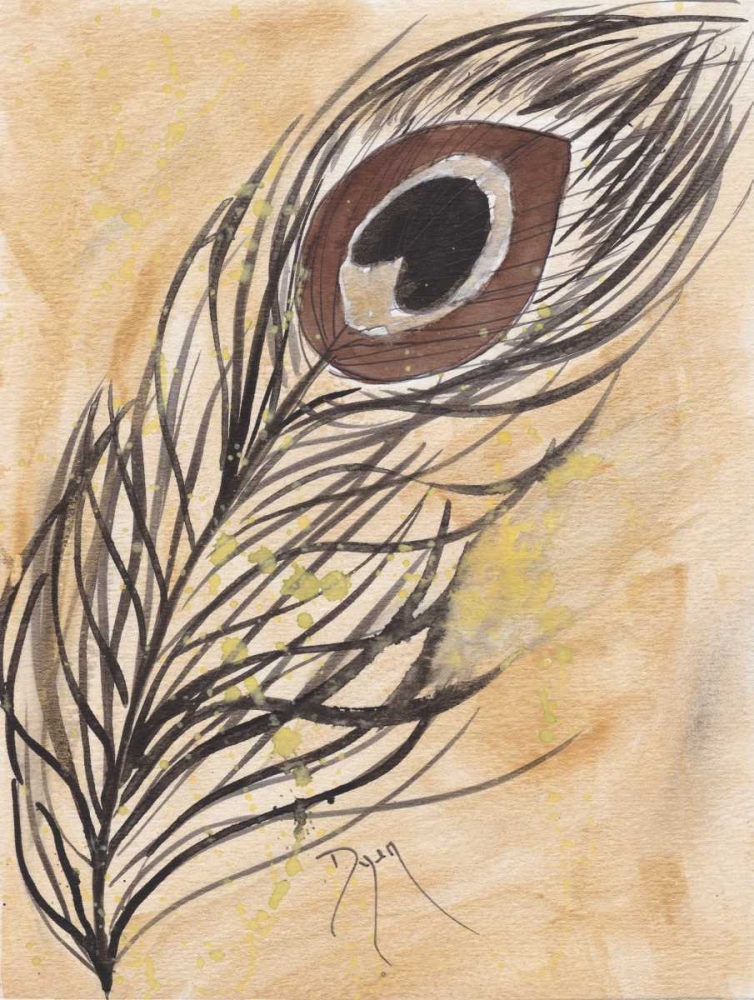 Art Print: Peacock Feather