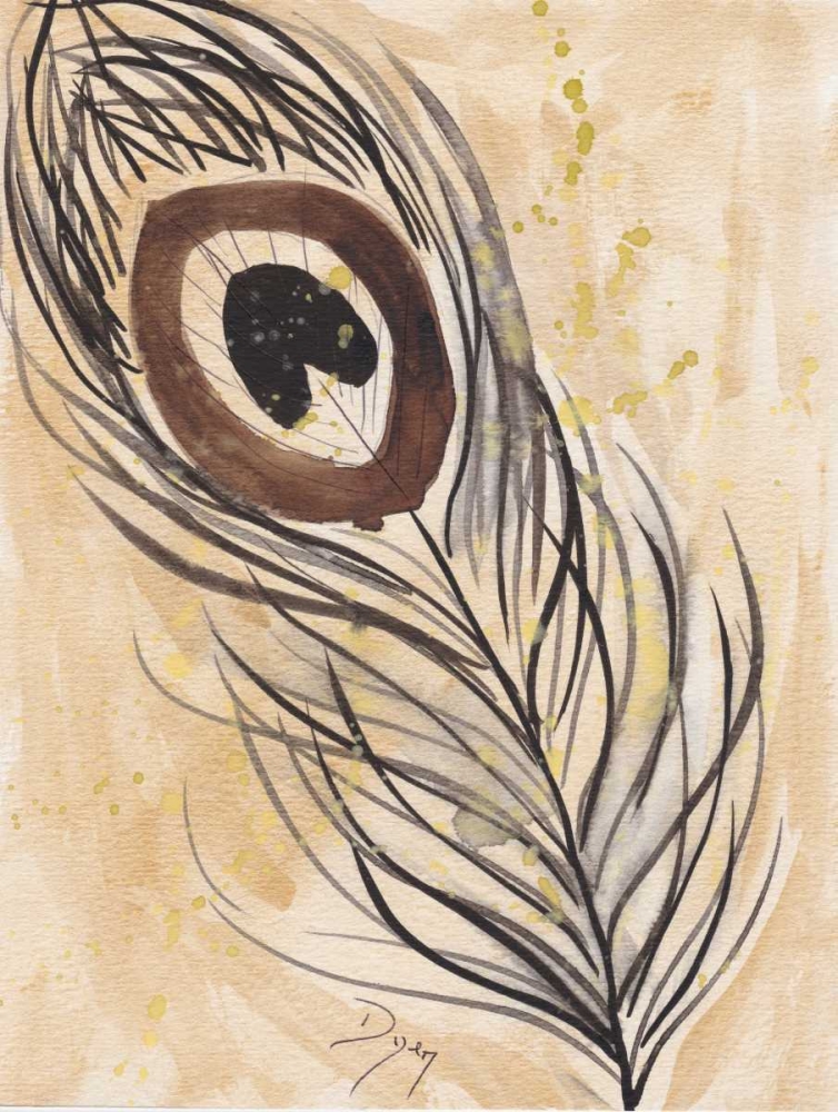 Art Print: Peacock Feather 2