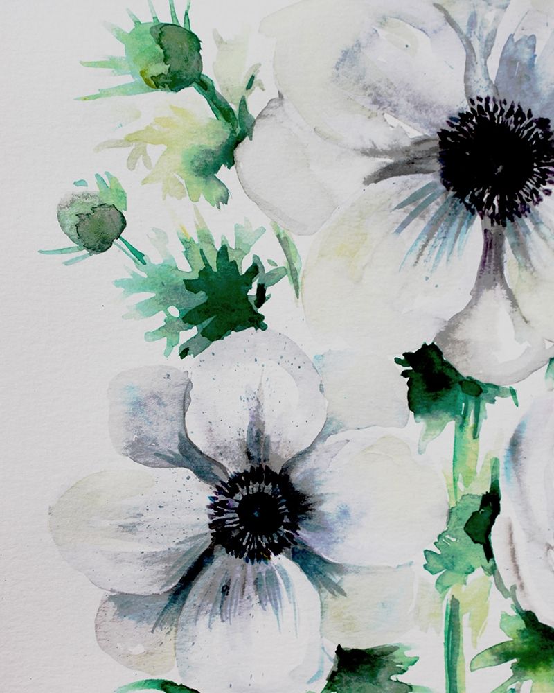 Wall Art Painting id:199689, Name: Ghost Blooms 1, Artist: Boho Hue Studio