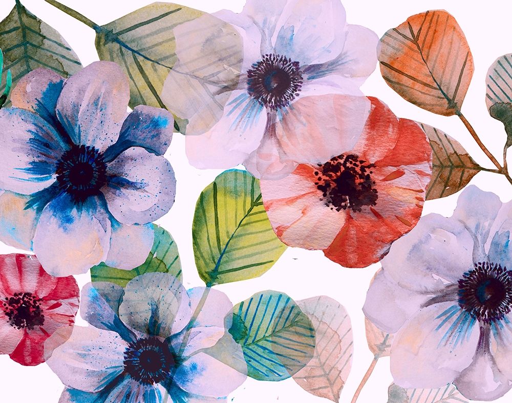 Wall Art Painting id:199703, Name: Flowerscape 1, Artist: Boho Hue Studio