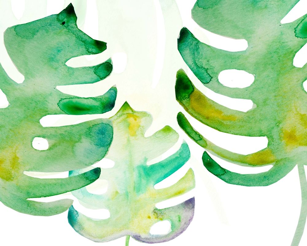 Art Print: Green Monsteral 2