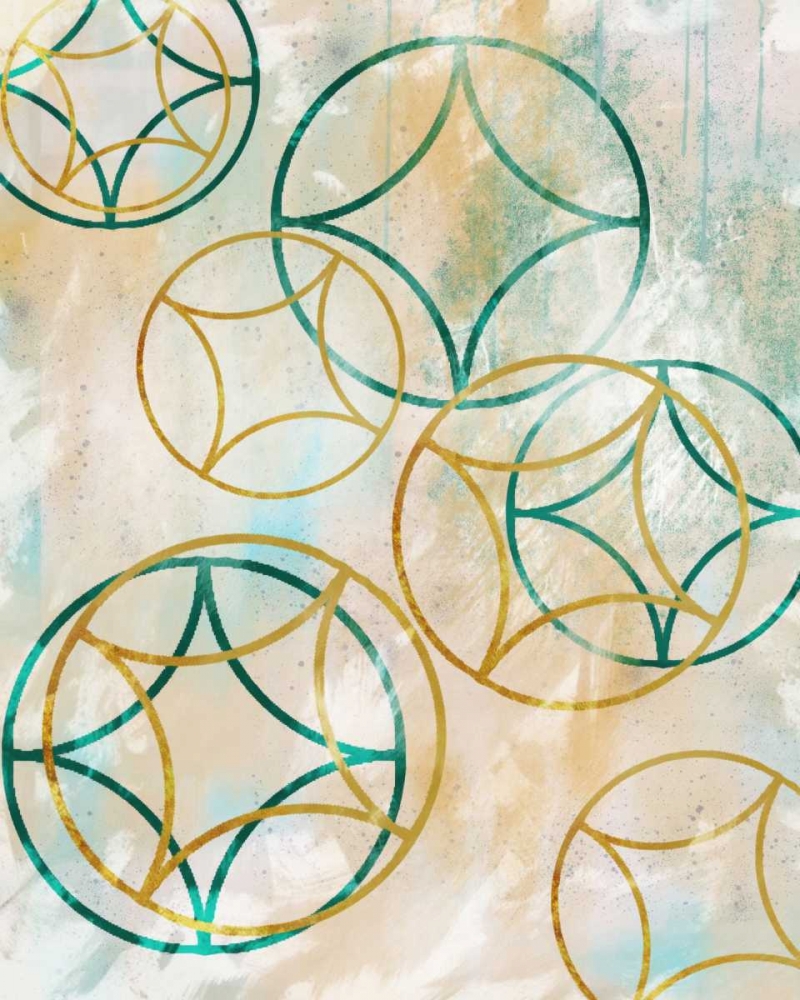 Art Print: Sparkling Spheres 1