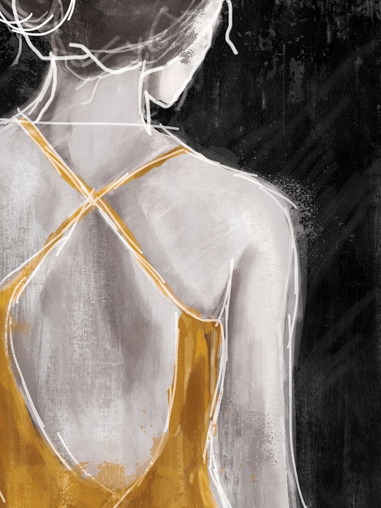 Wall art: Gold on The Town 1, by Alvarez, Cynthia