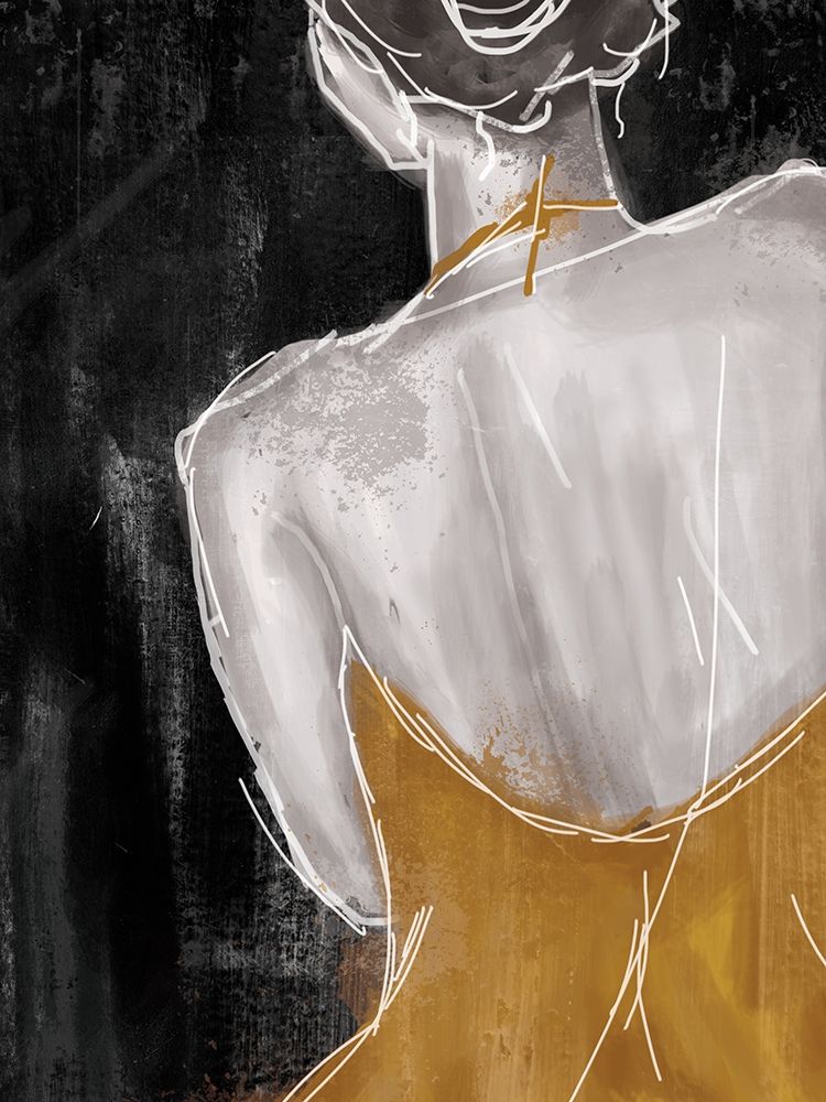 Wall art: Gold on The Town 2, by Alvarez, Cynthia