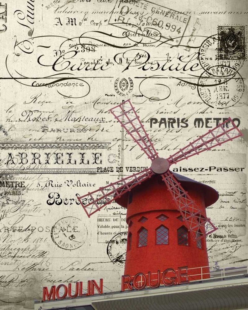 Wall Art Painting id:137474, Name: Eco Vintage Paris 2, Artist: Stevens, Carole