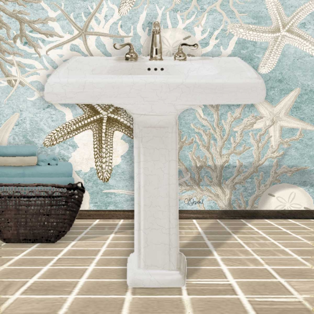 Wall Art Painting id:161369, Name: Coral Sink 1A, Artist: Stevens, Carole