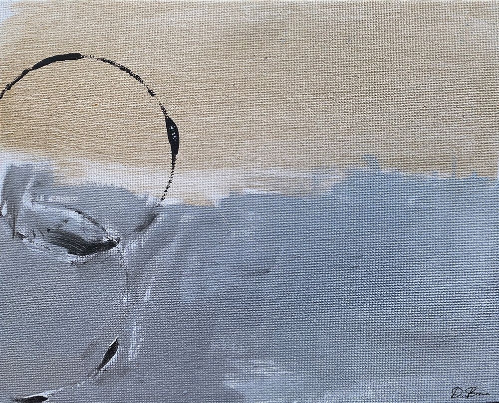 Wall Art Painting id:392446, Name: Black Circles, Artist: Brown, Denise