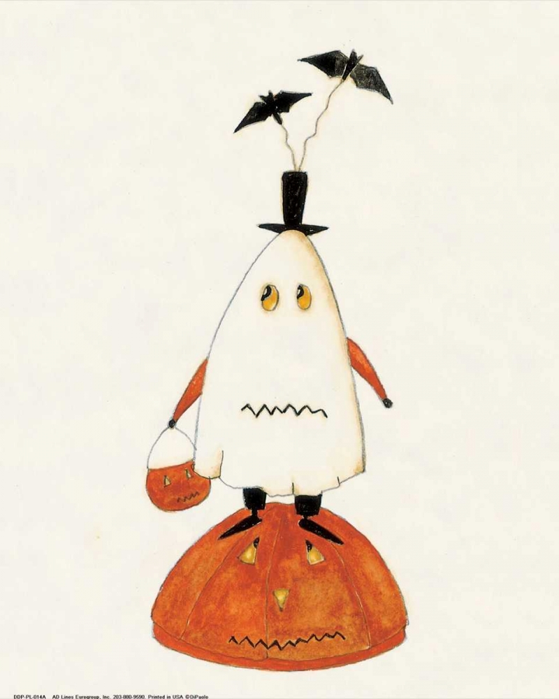 Wall Art Painting id:56832, Name: Pumpkin Ghost, Artist: DiPaolo, Dan
