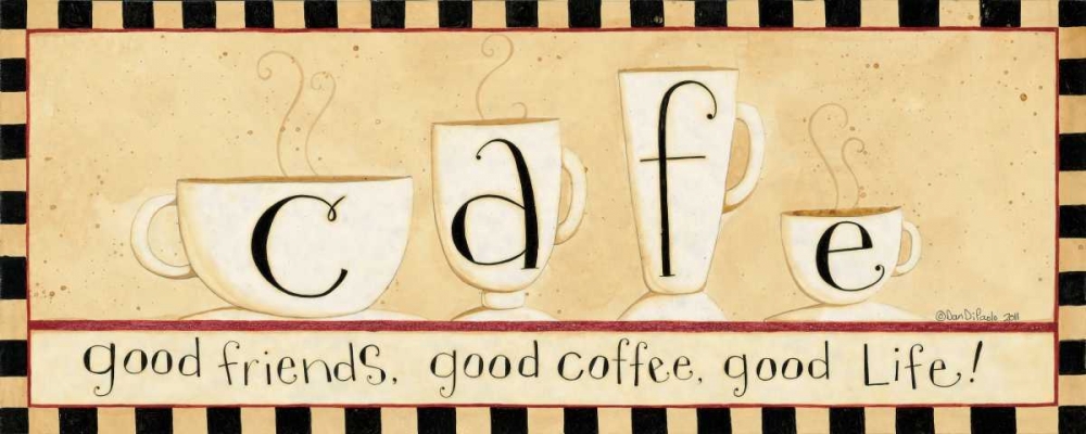 Wall Art Painting id:56840, Name: Cafe, Artist: DiPaolo, Dan