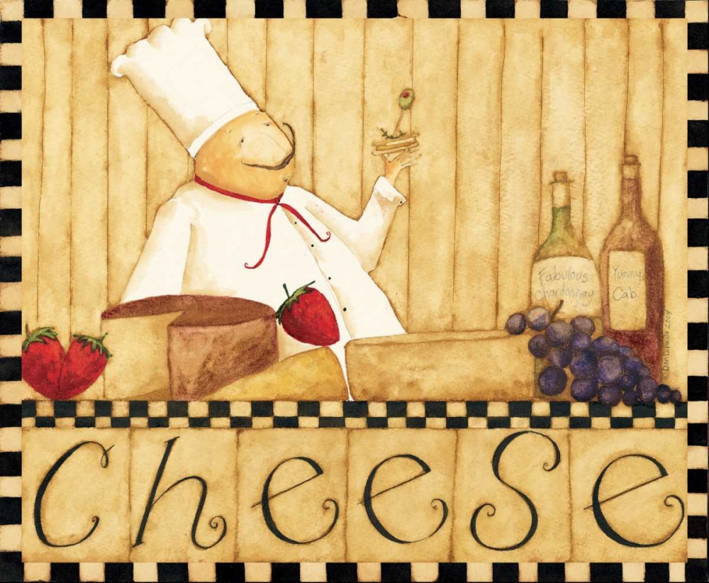 Wall Art Painting id:56948, Name: Wine And Cheese, Artist: DiPaolo, Dan