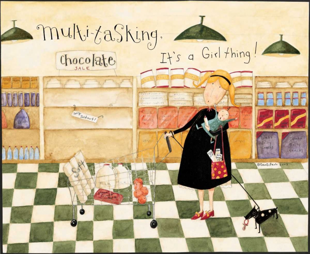 Wall art: Checkered, by DiPaolo, Dan