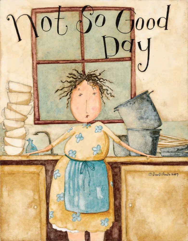 Wall art: Not So Good Day, by DiPaolo, Dan