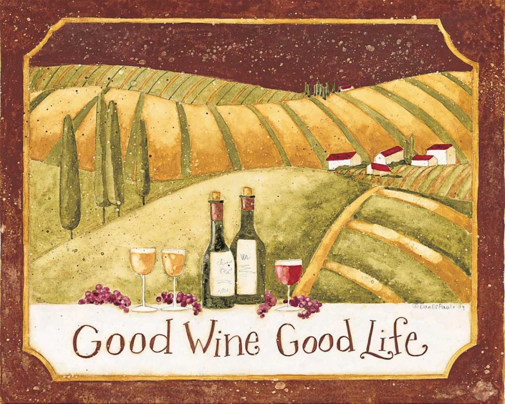 Art Print: Good Wine