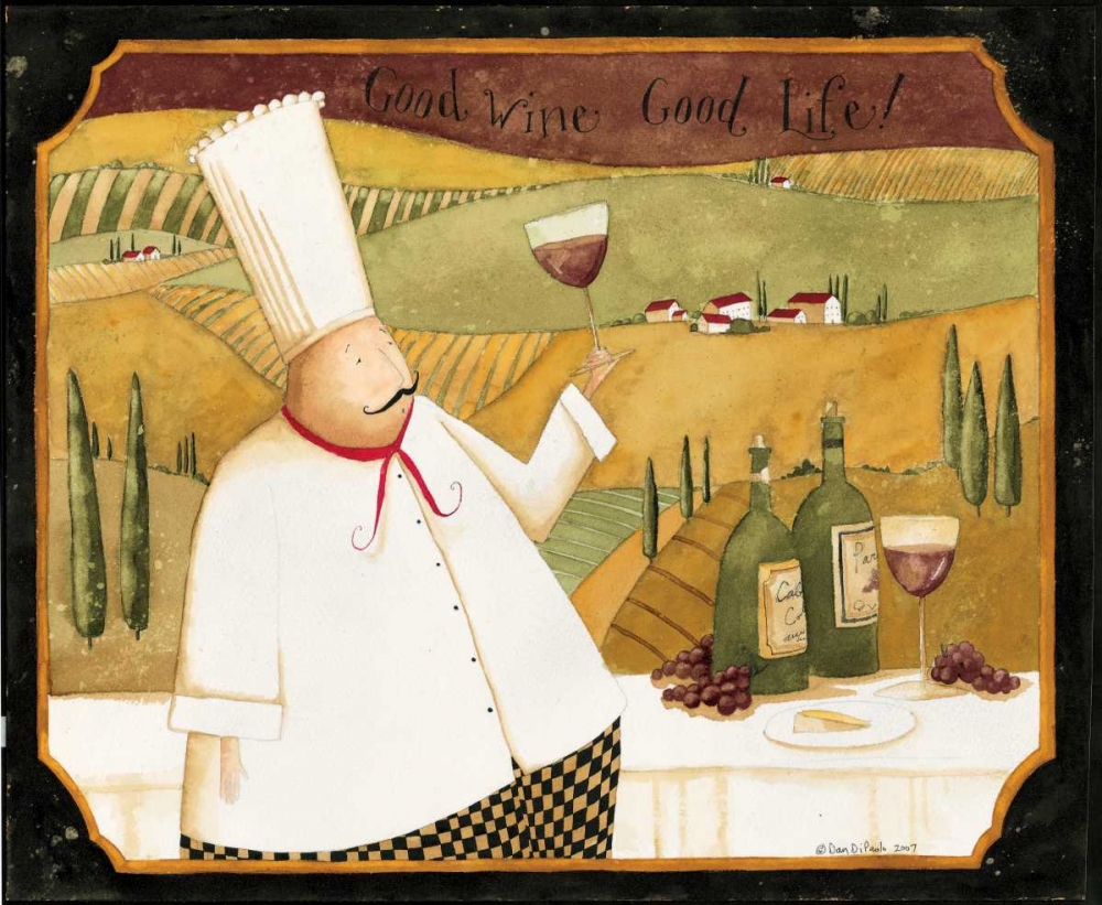 Art Print: Wine Country