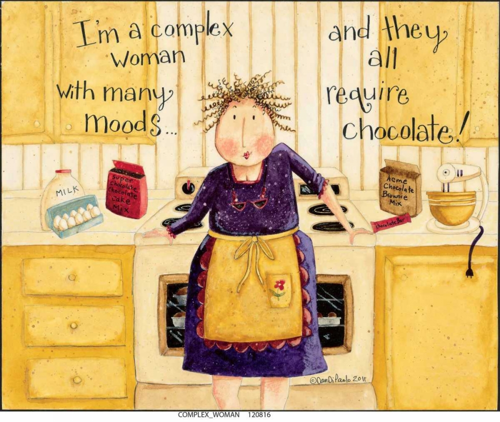 Wall art: Complex Woman, by DiPaolo, Dan