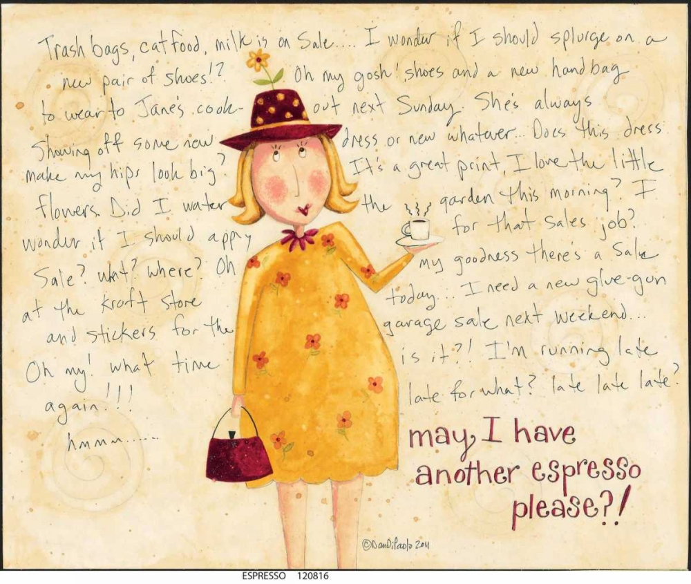 Wall art: Espresso, by DiPaolo, Dan