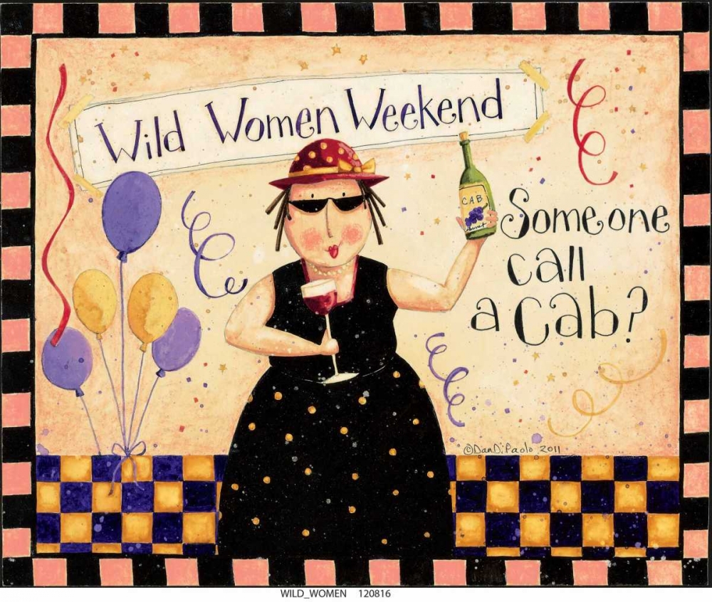 Wall Art Painting id:57152, Name: Wild Woman, Artist: DiPaolo, Dan