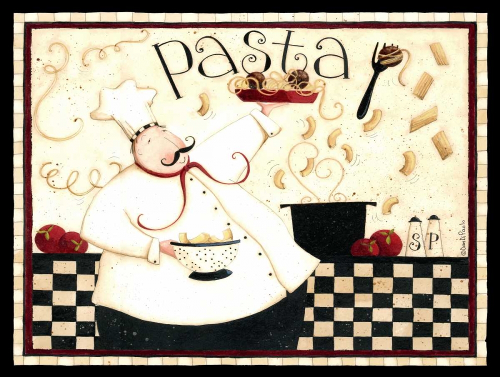 Wall Art Painting id:57205, Name: Chefs Pasta, Artist: DiPaolo, Dan