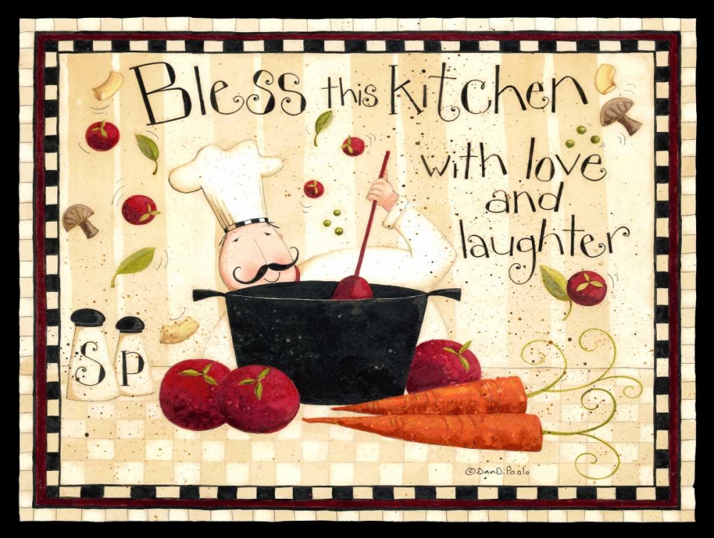 Wall Art Painting id:57206, Name: Bless This Kitchen, Artist: DiPaolo, Dan