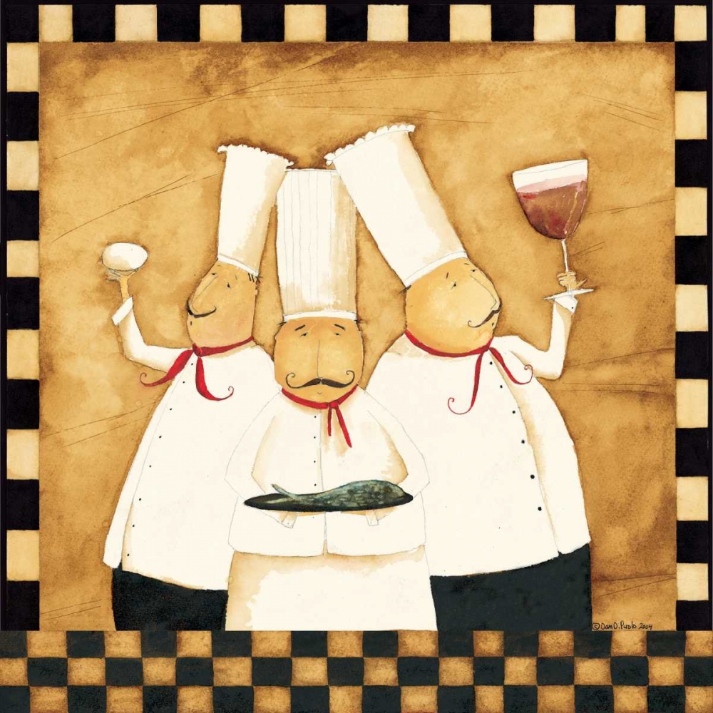 Wall Art Painting id:57246, Name: Bistro Chefs, Artist: DiPaolo, Dan