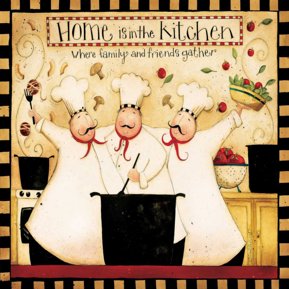 Wall Art Painting id:27880, Name: Home Is In The Kitchen, Artist: DiPaolo, Dan