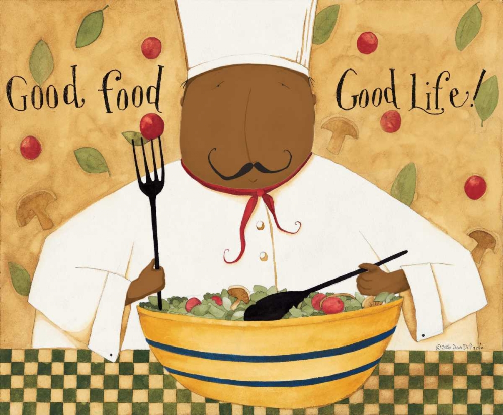 Wall Art Painting id:57424, Name: Good Food, Artist: DiPaolo, Dan