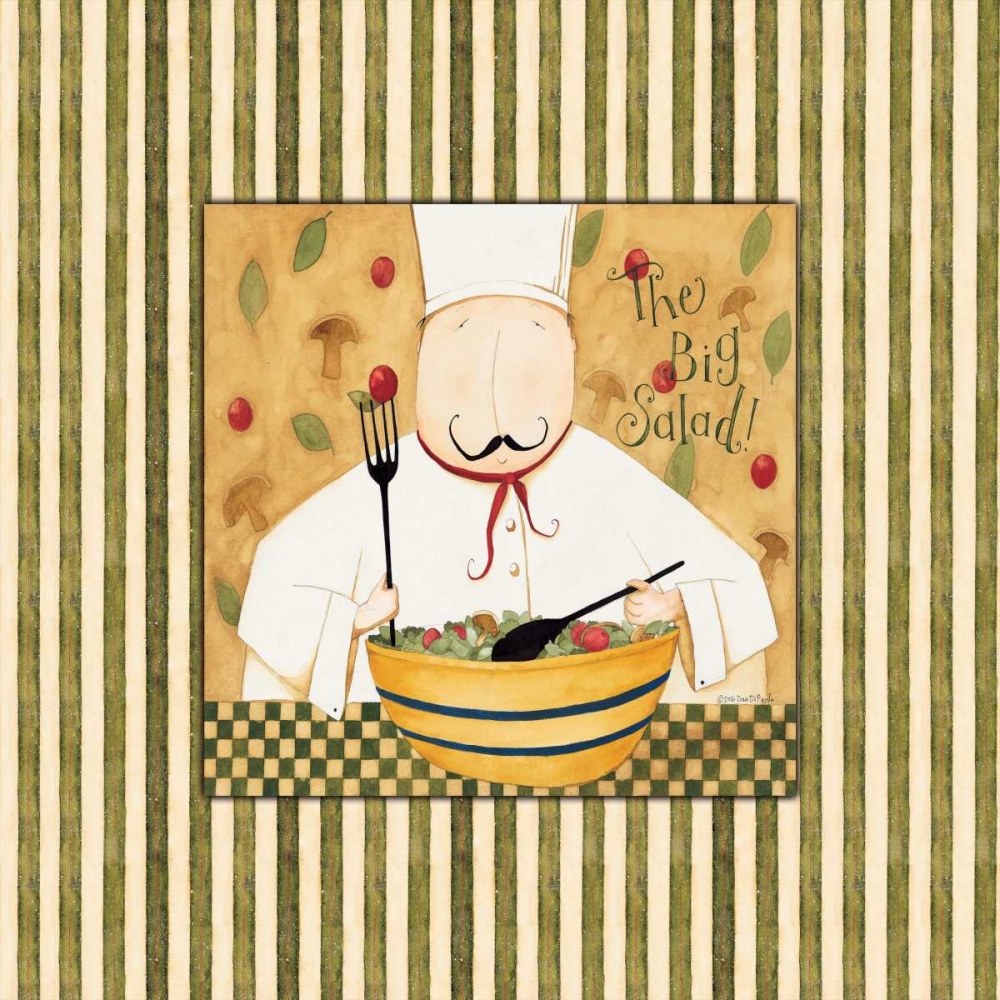 Wall Art Painting id:57452, Name: Big Salad Stripes, Artist: DiPaolo, Dan