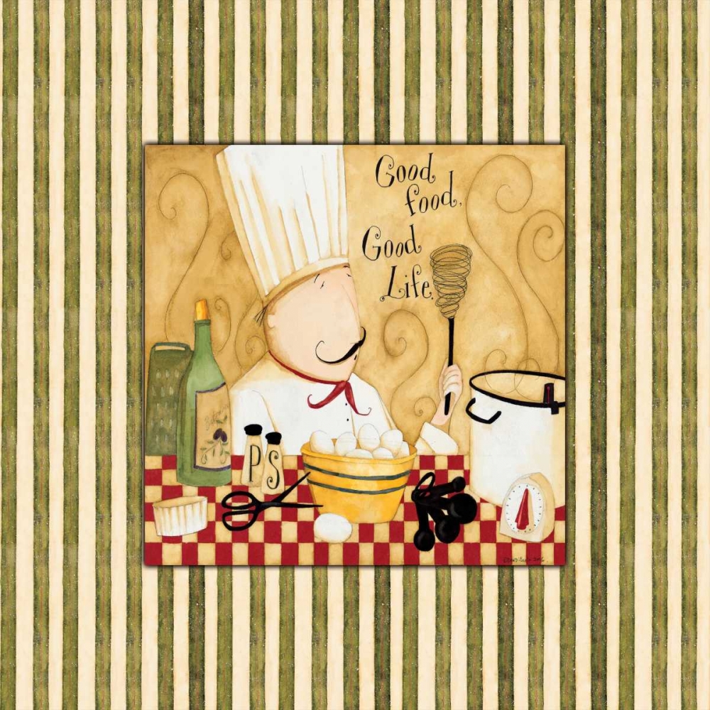 Wall Art Painting id:57453, Name: Good Food Stripes, Artist: DiPaolo, Dan