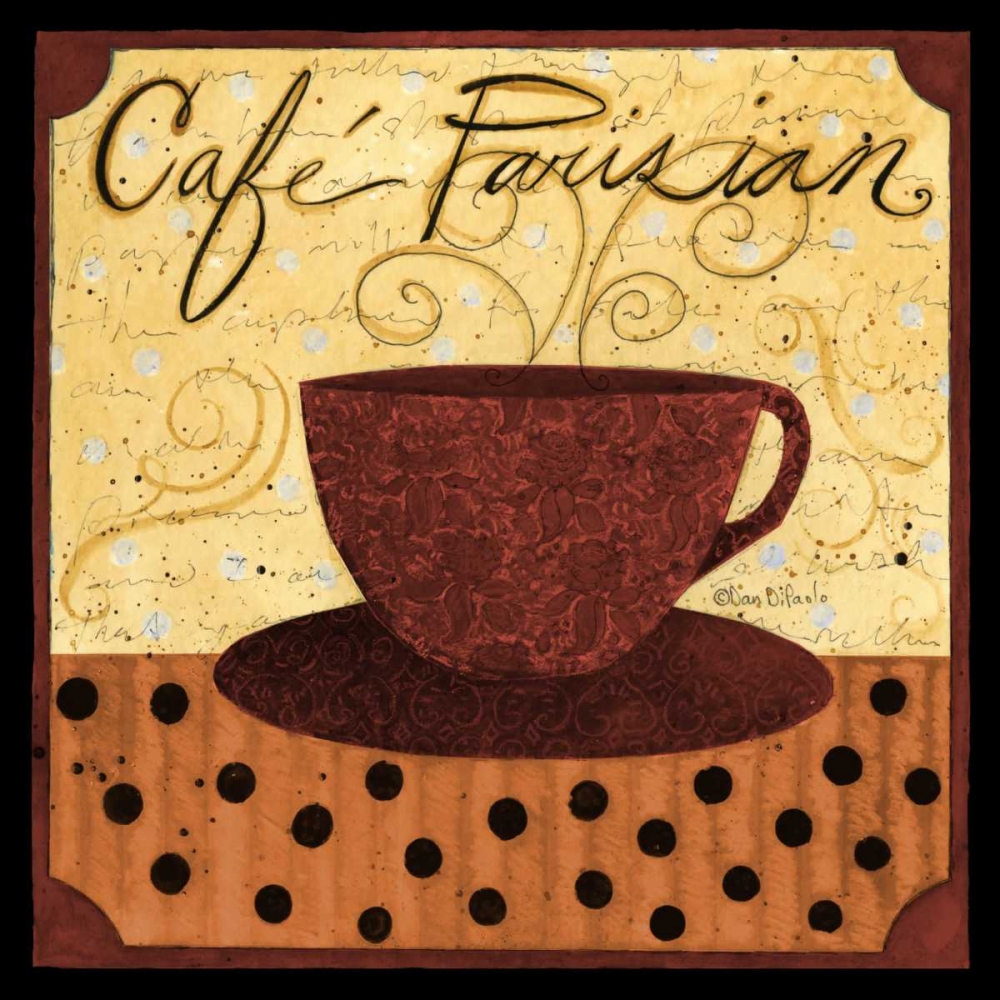 Wall Art Painting id:57485, Name: Cafe Parisian          , Artist: DiPaolo, Dan