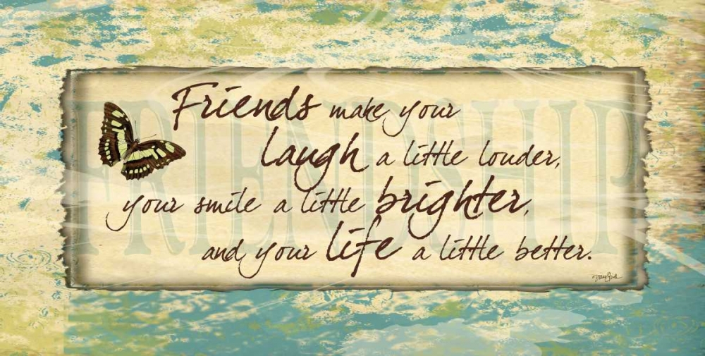 Wall Art Painting id:74905, Name: Friends Butterfly, Artist: Stimson, Diane