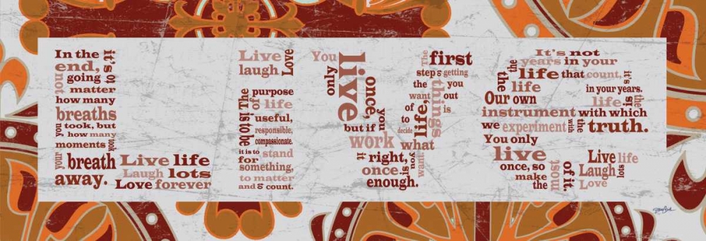 Wall Art Painting id:74924, Name: Brown Pattern Live, Artist: Stimson, Diane