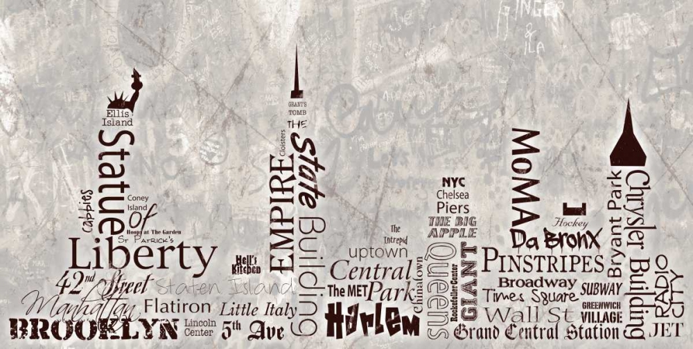 Wall Art Painting id:74964, Name: NY Skyline Warm, Artist: Stimson, Diane